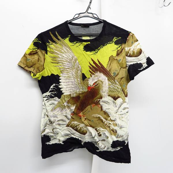 実際に弊社で買取させて頂いたJEAN PAUL GAULTIER HOMME/ジャンポールゴルチェオム 和柄プリント 半袖 Tシャツ カットソー 48