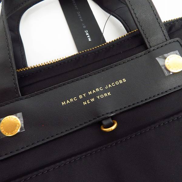 実際に弊社で買取させて頂いた【未使用】MARC BY MARC JACOBS/マークバイマークジェイコブス 2WAY PCケース/ブリーフケース 黒 M0001304の画像 5枚目