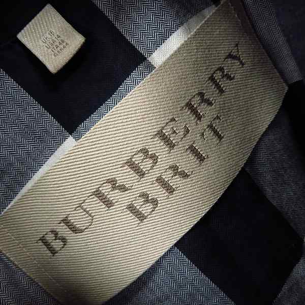実際に弊社で買取させて頂いたBURBERRY BRIT/バーバリーブリット 裏地チェック柄 トレンチコート US14の画像 3枚目