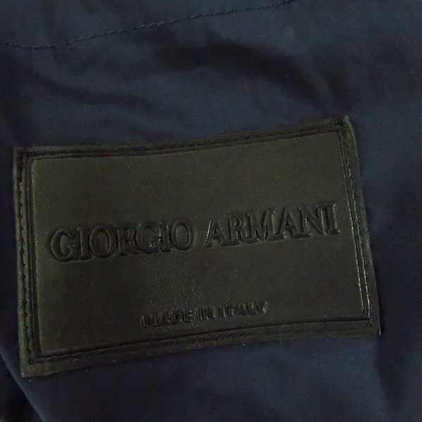 実際に弊社で買取させて頂いたGIORGIO ARMANI/ジョルジオアルマーニ 2B テーラードジャケット 48の画像 2枚目