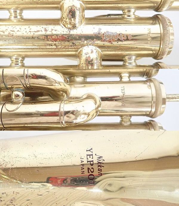 実際に弊社で買取させて頂いた★【ジャンク】Nikkan/ニッカン YEP-201/YEP201 ユーフォニアム ハードケース付の画像 3枚目