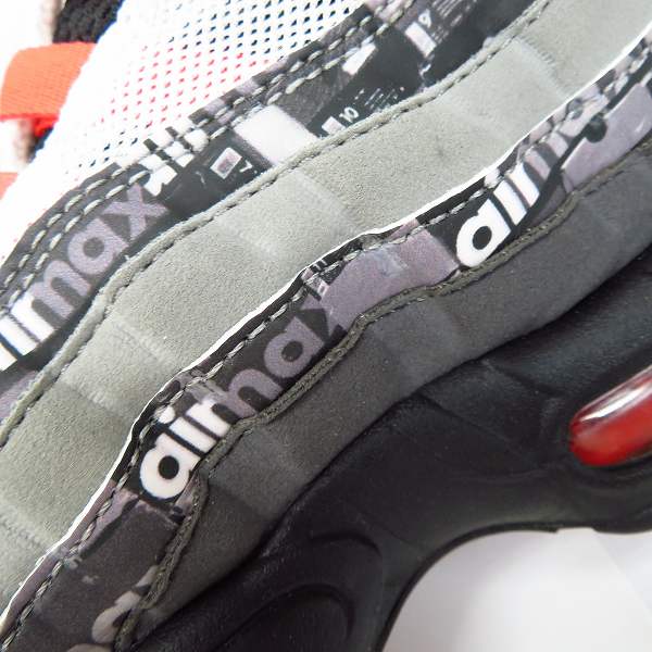 実際に弊社で買取させて頂いたNIKE×atmos/ナイキ×アトモス AIR MAX 95/エアマックス AQ0925-002 25.5cmの画像 7枚目