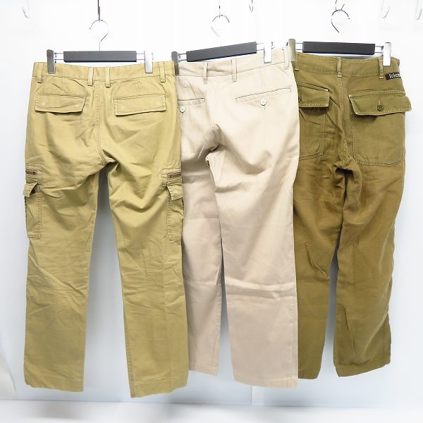 実際に弊社で買取させて頂いたGREEN LABEL RELAXING/EDIFICE 等 チノパンツ/44/S/1/3点セットの画像 1枚目