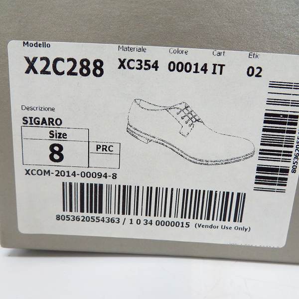 実際に弊社で買取させて頂いたGIORGIO ARMANI/ジョルジオアルマーニ パンチングレザーシューズ 8の画像 7枚目