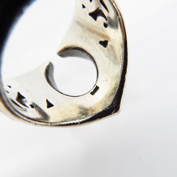 実際に弊社で買取させて頂いたDEAL DESIGN/ディールデザイン トライバルデザイン ホースシューリング/18号の画像 6枚目