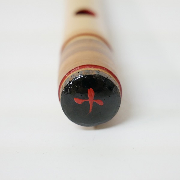 実際に弊社で買取させて頂いた㐂月/喜月 篠笛 十本調子 7穴 横笛 和楽器の画像 2枚目