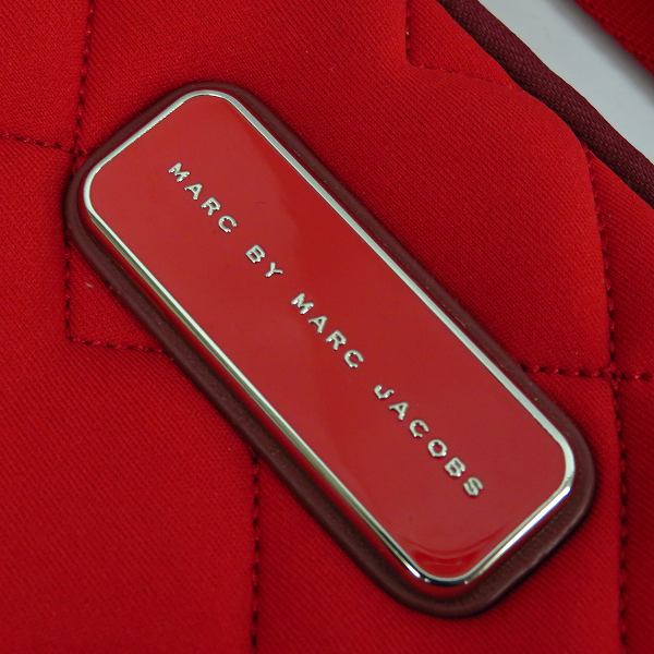 実際に弊社で買取させて頂いた【未使用】MARC BY MARC JACOBS/マークバイマークジェイコブス 2WAY PCケース/ブリーフケース レッド M0005244の画像 3枚目