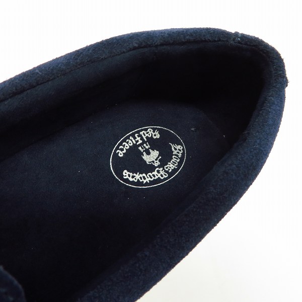 実際に弊社で買取させて頂いたBROOKS BROTHERS/ブルックスブラザーズ Red Fleece/レッド フリース スウェードレザー スリッポン 8の画像 4枚目