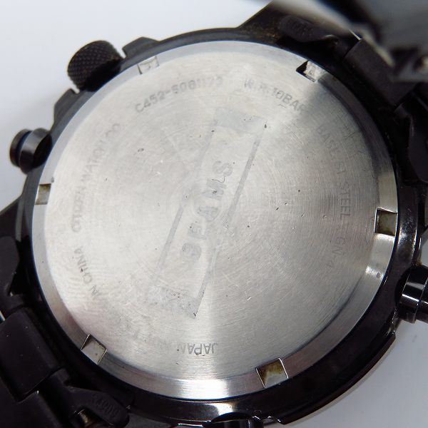 実際に弊社で買取させて頂いたBEAMS×CITIZEN/ビームス×シチズン アナログ腕時計 クロノグラフ GN-4-S【動作未確認】の画像 3枚目