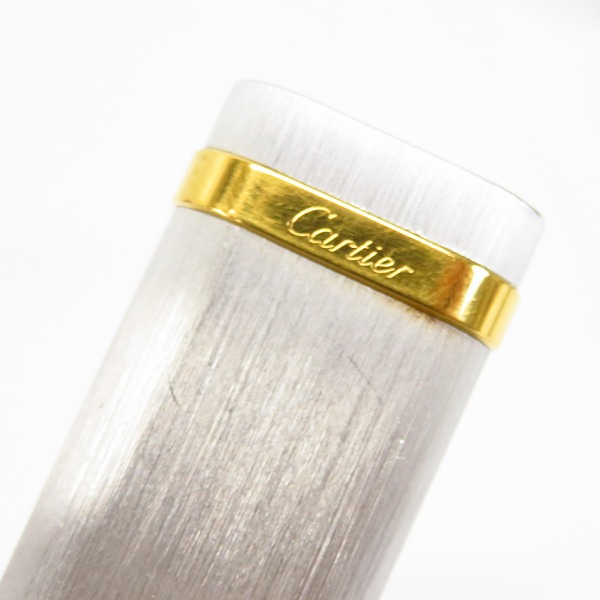 実際に弊社で買取させて頂いたCartier/カルティエ ローラーガスライター シルバー×ゴールドの画像 5枚目