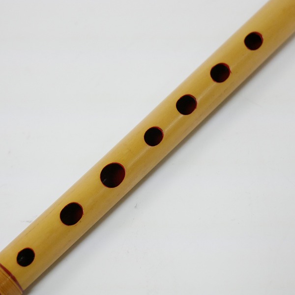実際に弊社で買取させて頂いた㐂月/喜月 篠笛 十本調子 7穴 横笛 和楽器の画像 4枚目