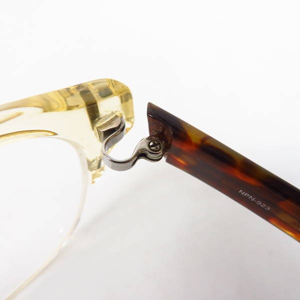 実際に弊社で買取させて頂いた999.9/フォーナインズ メガネフレーム ナイロール NPN-923　の画像 6枚目