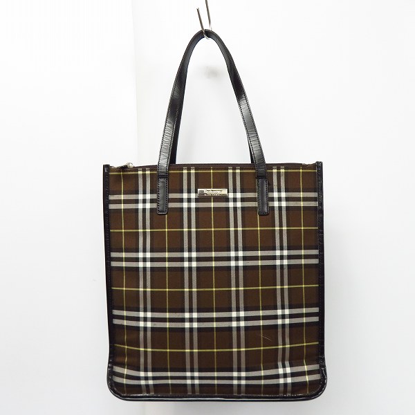 実際に弊社で買取させて頂いたBurberrys/バーバリーズ チェック柄 トートバッグ