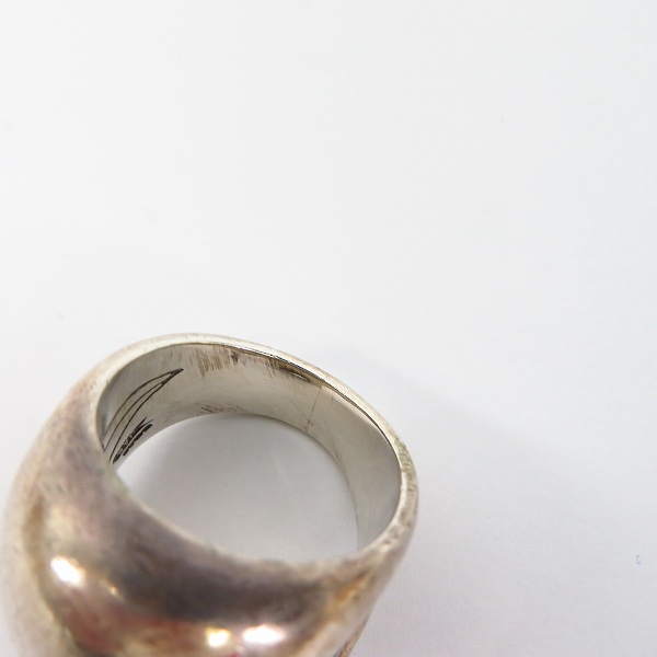 実際に弊社で買取させて頂いたCRAZY PIG/クレイジーピッグ LARGE EVIL SKULL/ラージ エビル スカルリング/17-17.5号の画像 7枚目