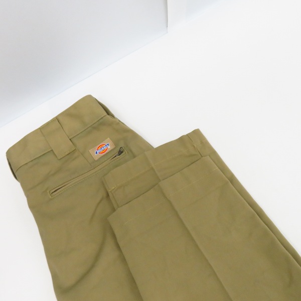 実際に弊社で買取させて頂いたDickies/ディッキーズ TCツイルスリムチノパンツ ベージュ系 1221727 size：30の画像 6枚目