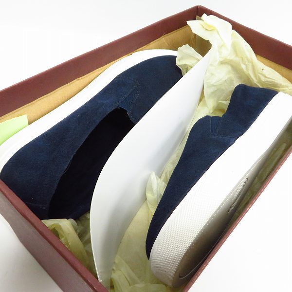 実際に弊社で買取させて頂いたBROOKS BROTHERS/ブルックスブラザーズ Red Fleece/レッド フリース スウェードレザー スリッポン 8の画像 7枚目