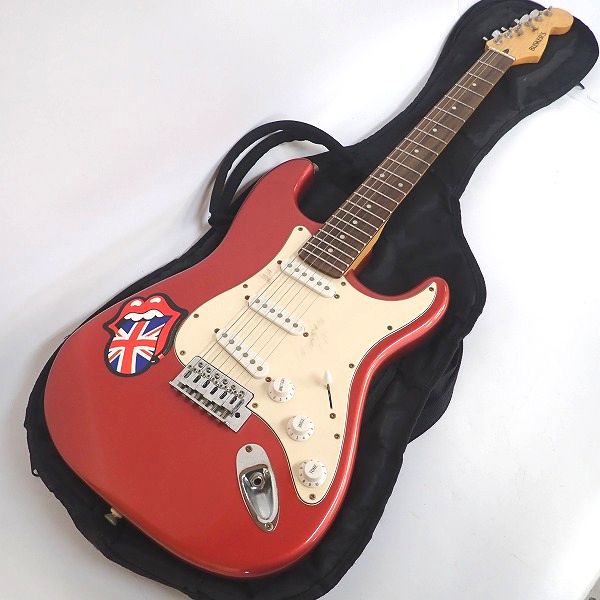 実際に弊社で買取させて頂いた★BUSKER'S/バスカーズ ストラトキャスターType ソフトケース付