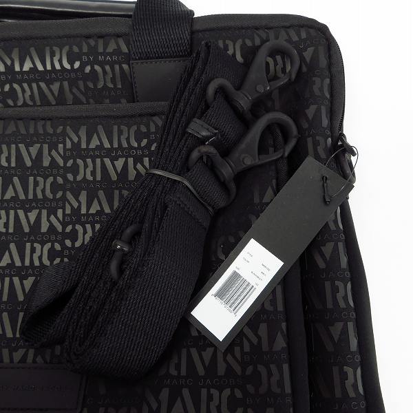 実際に弊社で買取させて頂いた【未使用】MARC BY MARC JACOBS/マークバイマークジェイコブス PCケース/ブリーフケース ブラック M0001052の画像 6枚目