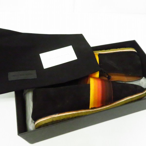 実際に弊社で買取させて頂いたDRIES VAN NOTEN/ドリスヴァンノッテン スエード スリッポン MS25/874 QU114 BLACK900/40の画像 7枚目