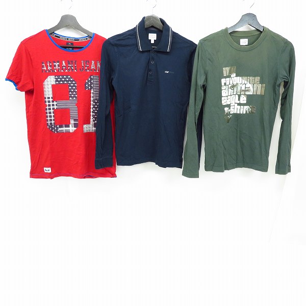 実際に弊社で買取させて頂いたARMANI JEANS/アルマーニジーンズ ARMANI JUNIOR/アルマーニジュニア ポロシャツ/Tシャツ 6点セットの画像 2枚目