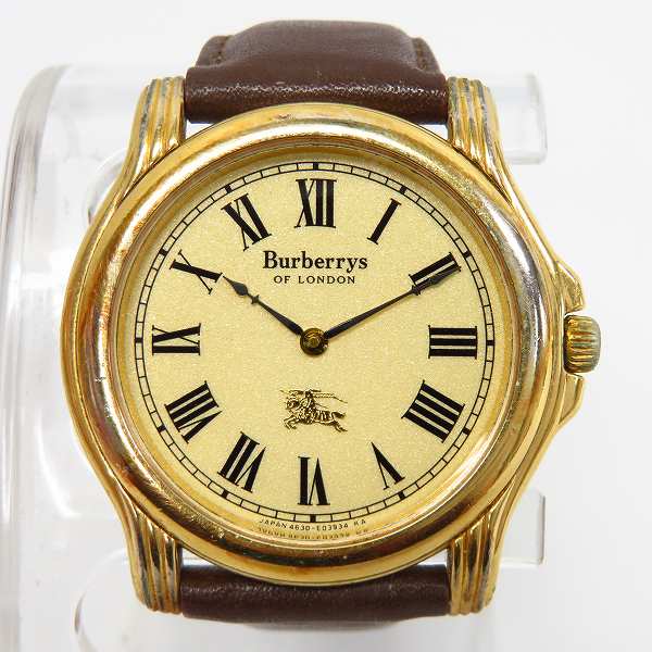 実際に弊社で買取させて頂いたBurberrys/バーバリーズ クォーツ腕時計 4620-E64171【動作未確認】