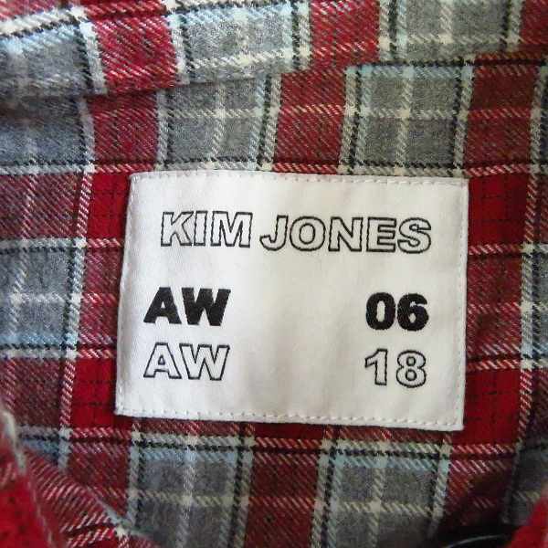 実際に弊社で買取させて頂いたKIM JONES/キムジョーンズ NICHE/ニッチ チェックフランネル シャツ 長袖 2点セット S/Mの画像 2枚目