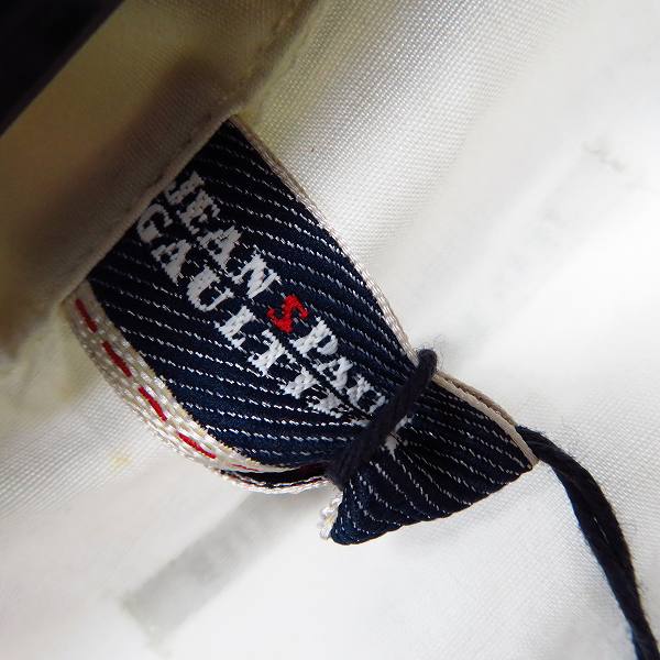 実際に弊社で買取させて頂いたJEAN PAUL GAULTIER/ジャンポールゴルチェ フロント/バック フェイクプリント 長袖 ブラウス Sの画像 2枚目