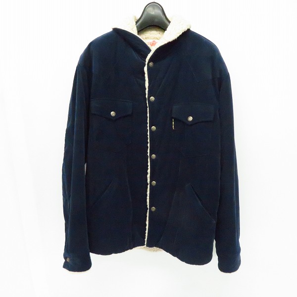 実際に弊社で買取させて頂いたHOLLYWOOD RANCH MARKET/ハリウッドランチマーケット 裏ボア ランチジャケット 700057-581/4