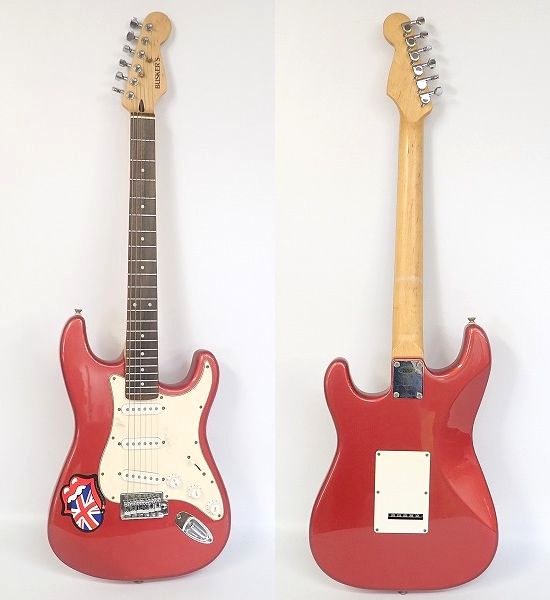 実際に弊社で買取させて頂いた★BUSKER'S/バスカーズ ストラトキャスターType ソフトケース付の画像 1枚目