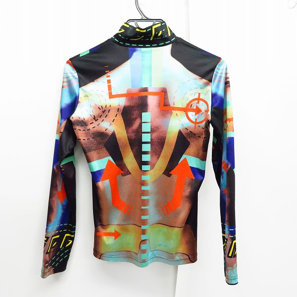 実際に弊社で買取させて頂いたJPG/ジャンポールゴルチェ サイバープリント ハイネック 長袖 カットソー/40の画像 1枚目