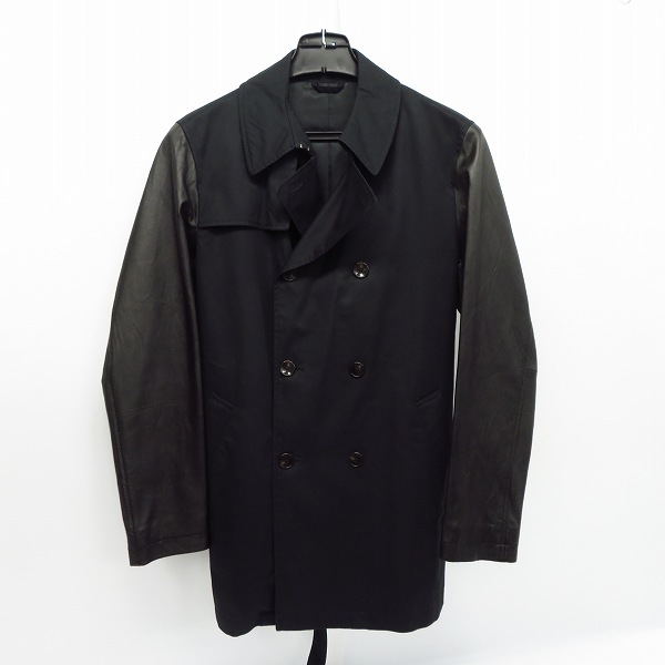 実際に弊社で買取させて頂いたUNIFORM EXPERIMENT/ユニフォームエクスペリメント レザー切替 トレンチコート UE-134015/2