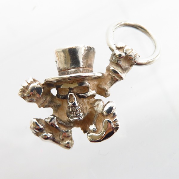 実際に弊社で買取させて頂いたCRAZY PIG/クレイジーピッグ チーキーゴメス スカル ペンダント/トップ SV925
