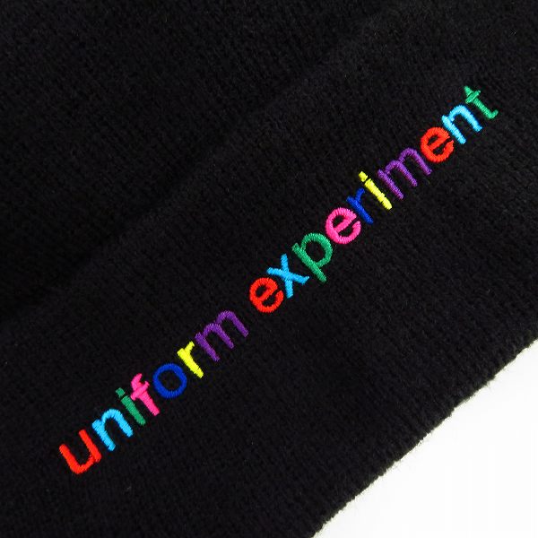 実際に弊社で買取させて頂いたuniform experiment/ユニフォームエクスペリメント ロゴ ニット キャップの画像 6枚目
