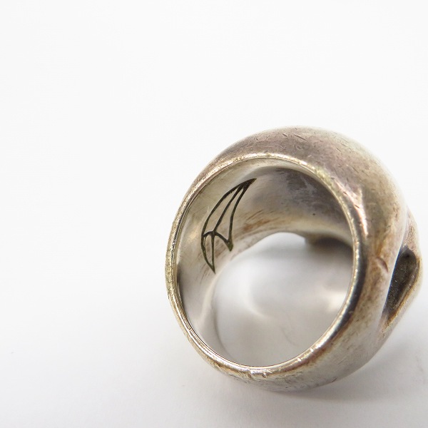 実際に弊社で買取させて頂いたCRAZY PIG/クレイジーピッグ LARGE EVIL SKULL/ラージ エビル スカルリング/17-17.5号の画像 5枚目