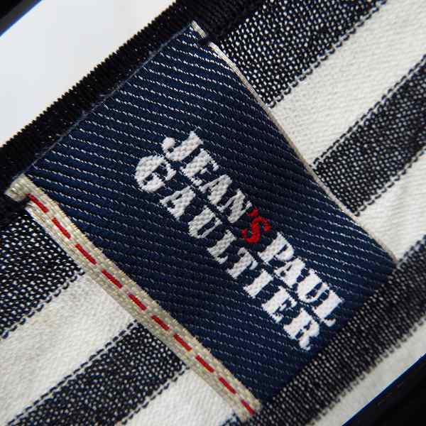 実際に弊社で買取させて頂いたJEAN PAUL GAULTIER/ジャンポールゴルチェ パワーネット スパンコール装飾 長袖 マルチボーダーカットソー/Mの画像 2枚目