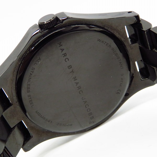 実際に弊社で買取させて頂いたMARC BY MARC JACOBS/マークバイマークジェイコブス クオーツ 腕時計 MBM8541【動作未確認】の画像 3枚目