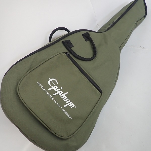 実際に弊社で買取させて頂いた★Epiphone/エピフォン AJ-100CE/N エレアコ/アコースティックギター/アコギ ソフトケース付の画像 9枚目