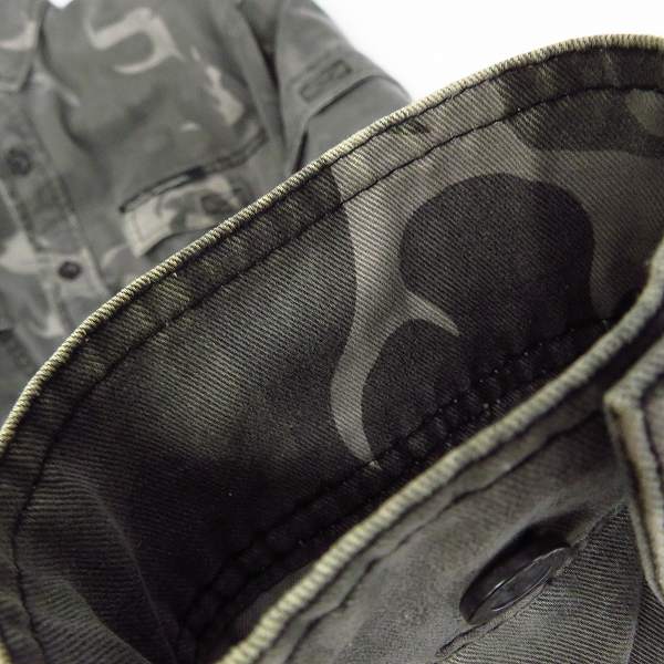 実際に弊社で買取させて頂いたHARLEY-DAVIDSON/ハーレーダビッドソン 迷彩/カモフラ柄 ワークシャツ/Mの画像 5枚目