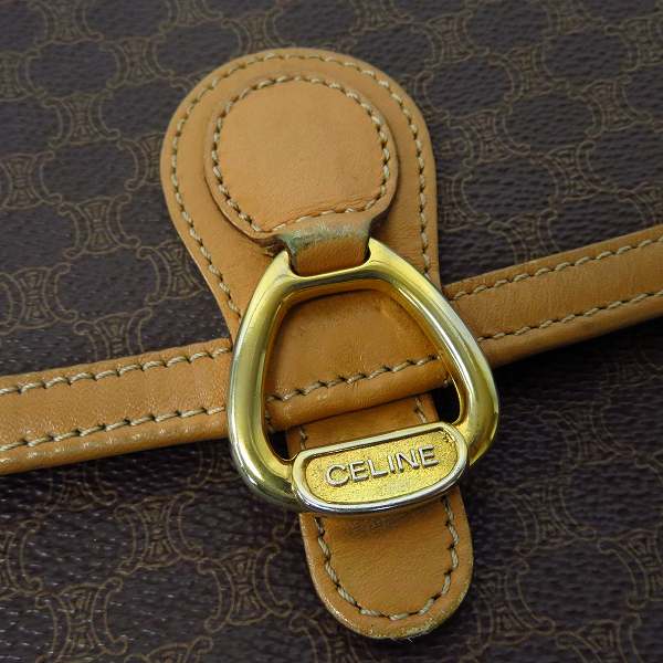 実際に弊社で買取させて頂いたCELINE/セリーヌ マカダム柄 ショルダー バッグの画像 9枚目