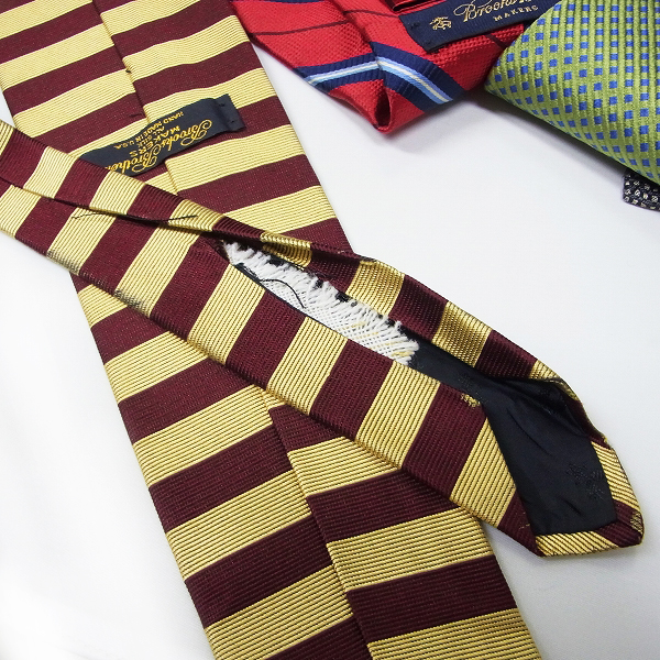 実際に弊社で買取させて頂いたBROOKS BROTHERS/ブルックス ブラザーズ 犬総柄/ストライプ柄等 ネクタイ 10点セットの画像 5枚目