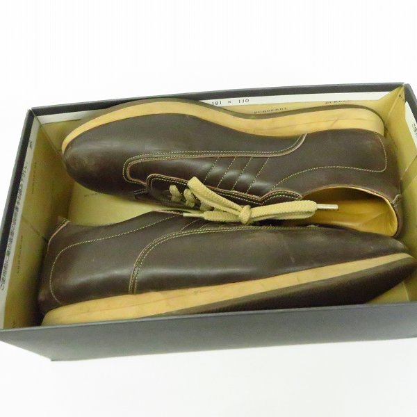 実際に弊社で買取させて頂いたBURBERRY LONDON/バーバリーロンドン レザースニーカー BU1340/26の画像 8枚目