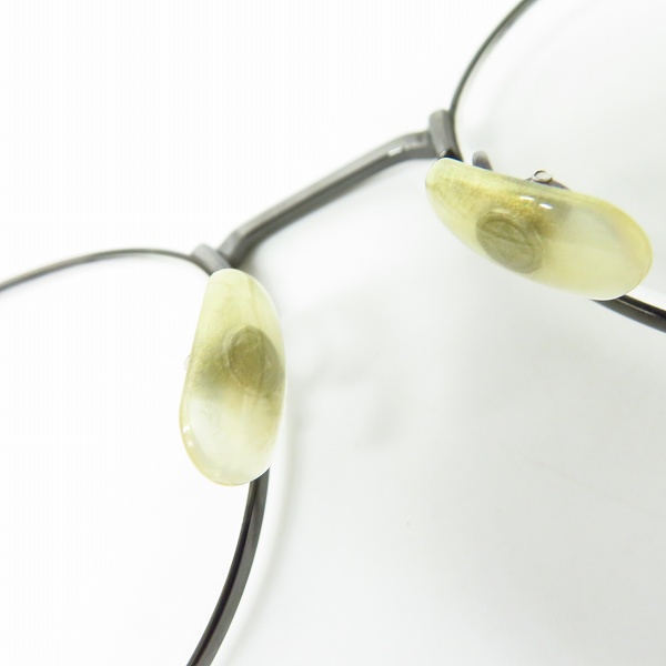 実際に弊社で買取させて頂いた999.9/フォーナインズ メガネフレーム ケーブルテンプル ボストン S-183T の画像 3枚目