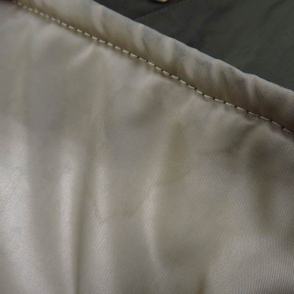 実際に弊社で買取させて頂いたwjk/ダブルジェイケイ 09AW N3B-serge nylon/103 ny02 ファー付N-3Bジャケット Sの画像 7枚目