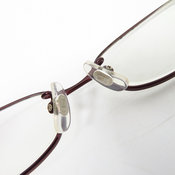 実際に弊社で買取させて頂いたChristian Dior/クリスチャンディオール メガネフレーム/アイウェア CD-7655Jの画像 3枚目