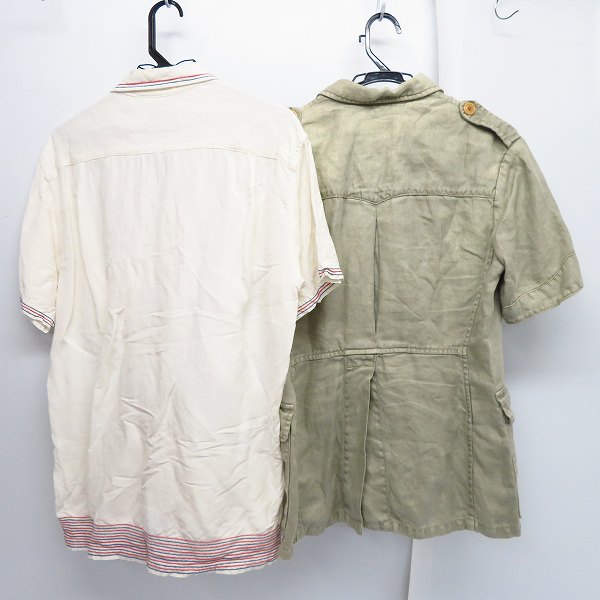 実際に弊社で買取させて頂いたHR MARKET/ハリウッドランチマーケット/ハリラン BLUE BLUE/ブルーブルー 半袖 シャツ 2/2点セットの画像 1枚目