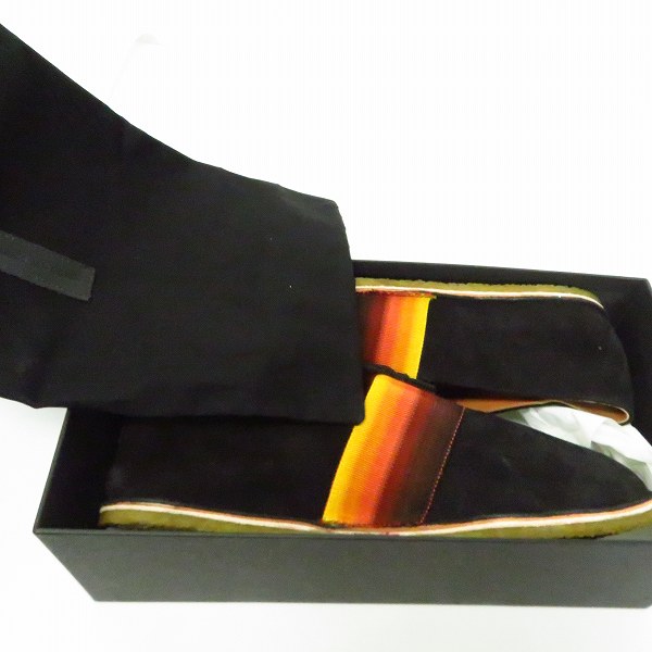 実際に弊社で買取させて頂いたDRIES VAN NOTEN/ドリスヴァンノッテン スエード スリッポン MS25/874 QU114 BLACK900/41の画像 7枚目