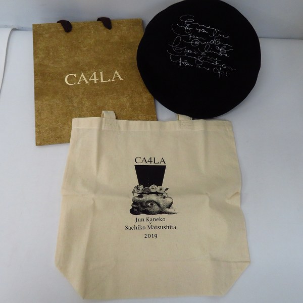 実際に弊社で買取させて頂いたCA4LA×SACHIKO MATSUSHITA&JUN KANEKO/カシラ×サチコマツシタ&ジュンカネコ ベレー帽/刺繍 ONE SIZEの画像 9枚目