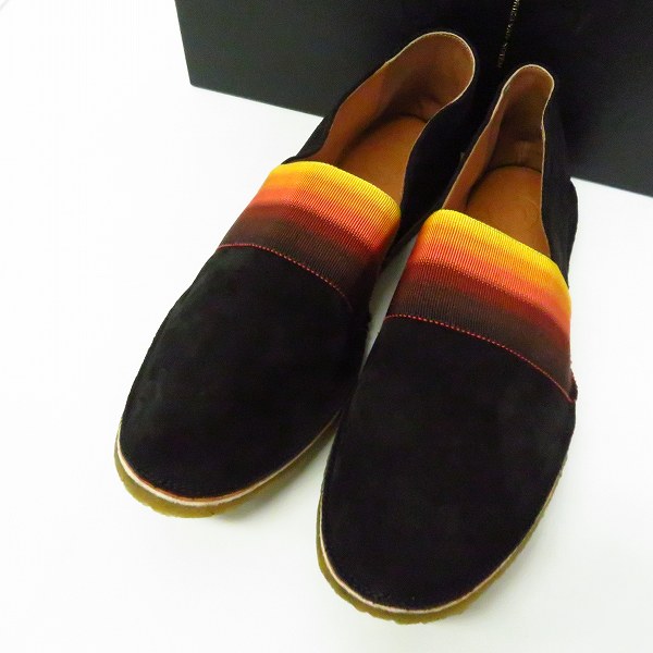 実際に弊社で買取させて頂いたDRIES VAN NOTEN/ドリスヴァンノッテン スエード スリッポン MS25/874 QU114 BLACK900/40