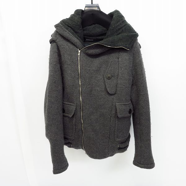 実際に弊社で買取させて頂いたDIET BUTCHER SLIM SKIN/ダイエットブッチャースリムスキン ウール ジップ ジャケット/１