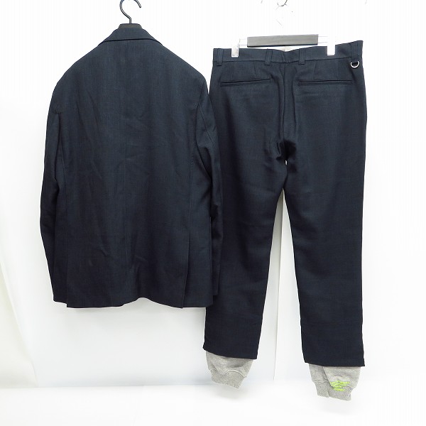 実際に弊社で買取させて頂いた【未使用】UNIFORM EXPERIMENT/ユニフォームエクスペリメント 18AW ジャケット/パンツ セットアップ/スーツ/3の画像 1枚目